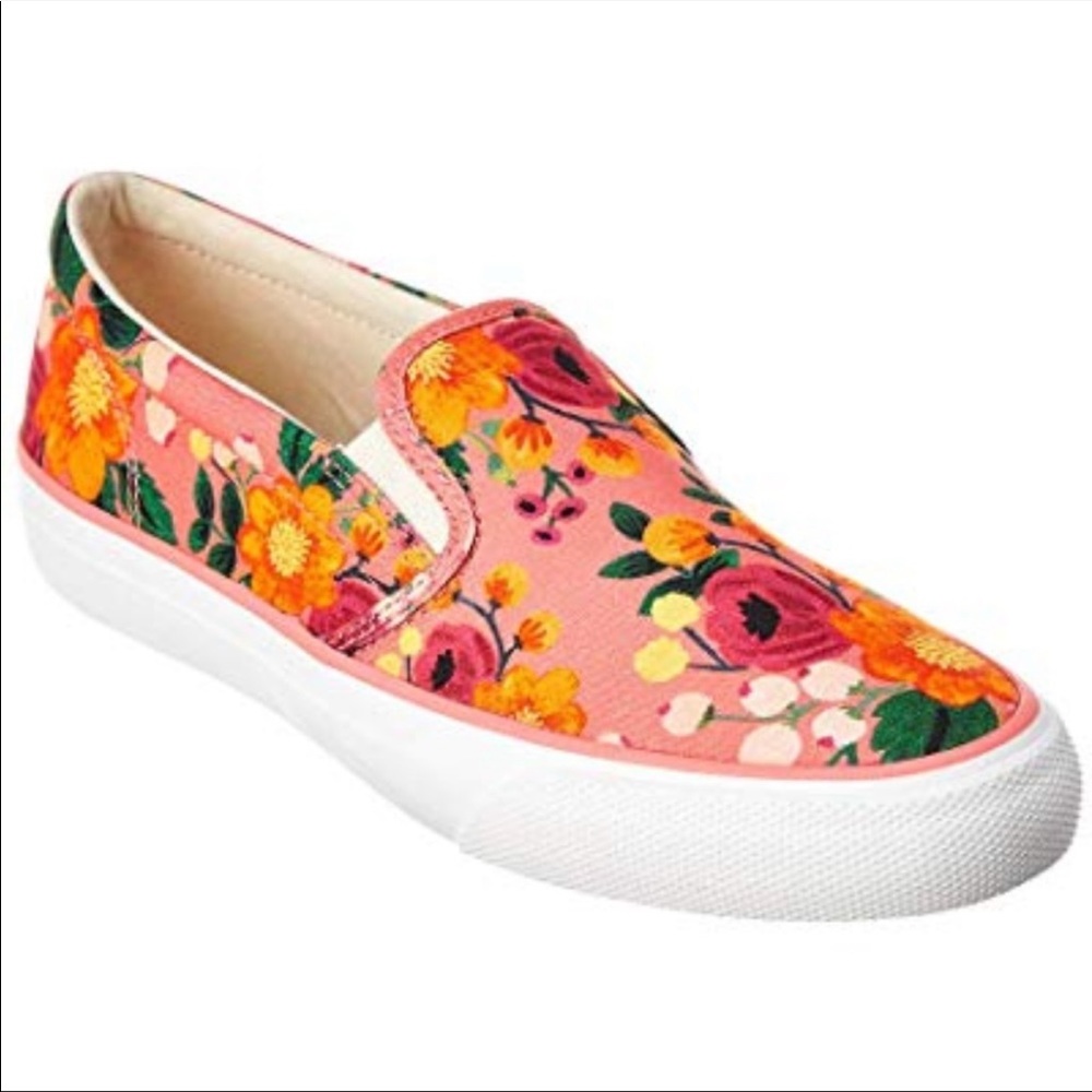 Keds X Rifle Paper Co Slip On Floral Sneaker 6.5